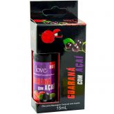 Gel comestível para massagem com função de esquentar. Contém 15 ml.