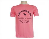 Camisa Abercrombie & Fitch Salmão
