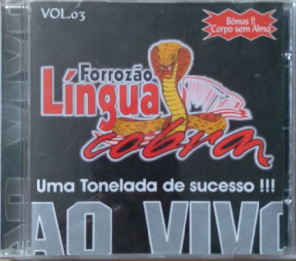 CD Forrozão Língua de Cobra Volume 3
