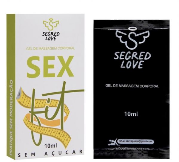 SEX FIT GEL BEIJÁVEL HOT ICE SACHÊ 10ML SABOR MAÇA VERDE SEM AÇUCAR