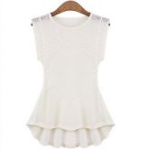 Moda Luxo: Blusa Renda de Ótima Qualidade. Frete Grátis.