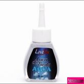 LUVA DE SEDA AQUA ÓLEO SILICONADO - LOVE SEX  Óleo para Massagem Silicanizado luva de seda Aqua é um