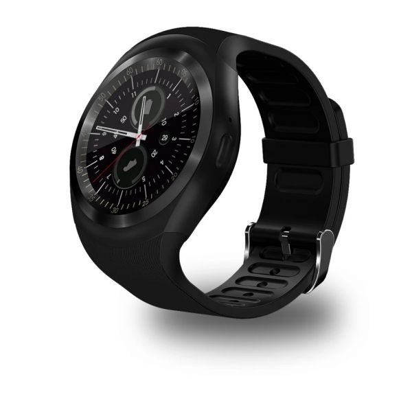 696 Y1 Inteligente Watchs Rodada Apoio Nano SIM & Cartão TF Com Whatsapp E Mulheres Dos Homens de Ne