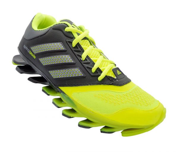 Tênis Adidas Springblade Drive Preto e Verde Limão 1ª Linha Lançamento 2015 - FRETE GRÁTIS