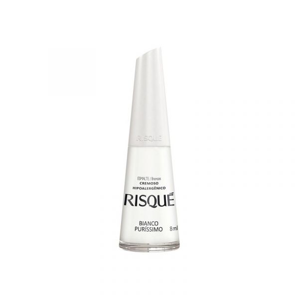 Esmalte Risqué Cremoso 8 ml Bianco Puríssimo
