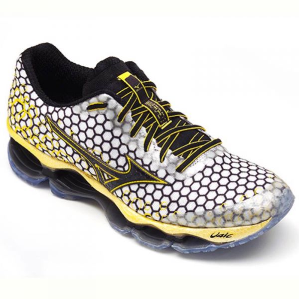 Mizuno Wave Prophecy 3 Branco e Amarelo
