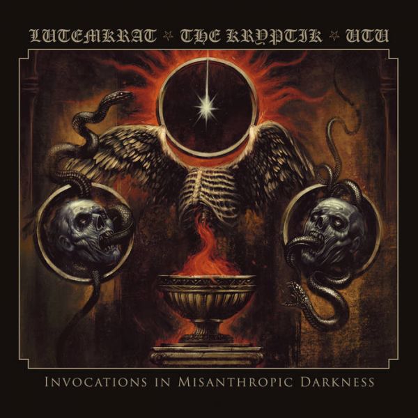 Lutemkrat / Utu / The Kryptik - "Invocations in Misanthropic Darkness" - DIGIPACK
