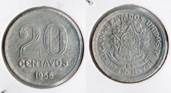 BX263/5 - 0,20 1956 - 6.716.000 - Aluminio