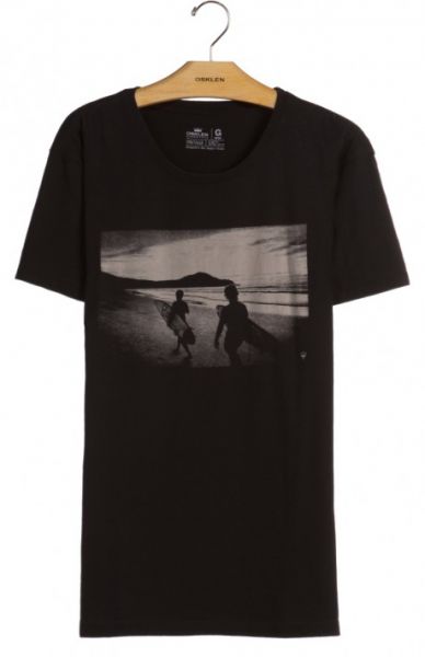 t-shirt vintage black surf