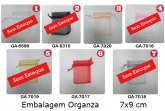 Embalagem Organza 1- 7x9 cm PT