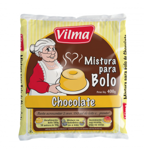MISTURA P/ BOLO VILMA CHOCOLATE 400 g