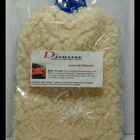 Luva de pelucia dupla face