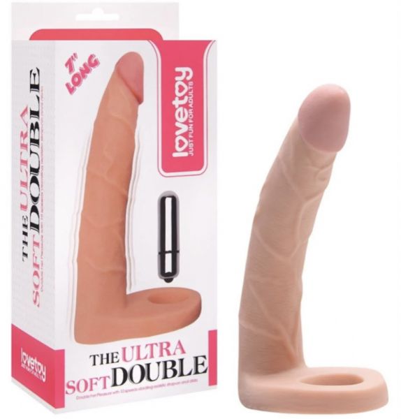 PRÓTESE ANEL COMPANHEIRO 10 VIBRAÇÕES 15,8 X 2,9 CM SOFT DUDE