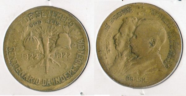 V122-2 - 500 Réis - 1922