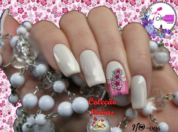 Adesivos para Unhas Mod. Noivas Cód. NO-006