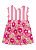 Vestido Flores Rosa