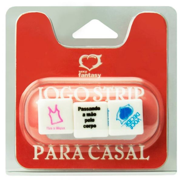 DADOS STRIP TEASE PARA CASAL TRIPLO