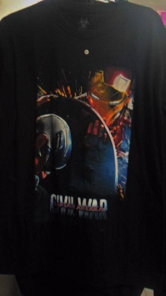 Camiseta Guerra Civil- Capitão America Vs Homem de Ferro
