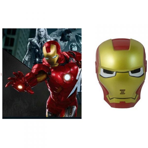 Máscara homem de ferro com luz AF0029