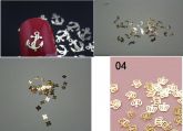 100un. Joia/aplique Pingente Strass De Unha