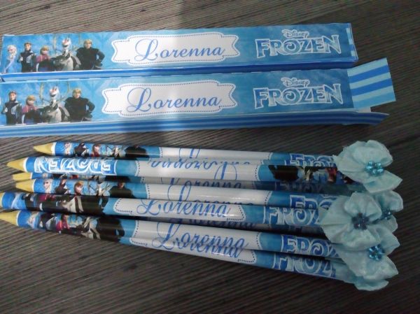 lapís personalizado frozen