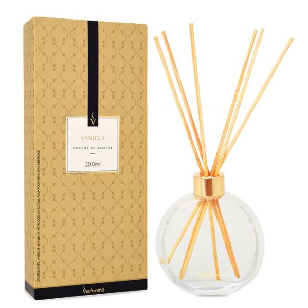 Difusor de Varetas Vanilla Via Aroma - 200ml