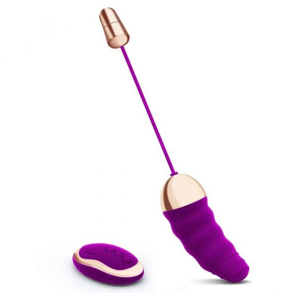 REMOTE CONTROL JUMP EGG CÁPSULA VIBRATÓRIA COM CONTROLE REMOTO ROXO