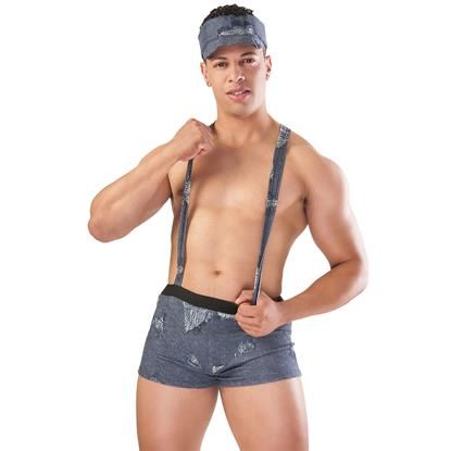 FANTASIA MASCULINA MECÂNICO HOT FLOWERS