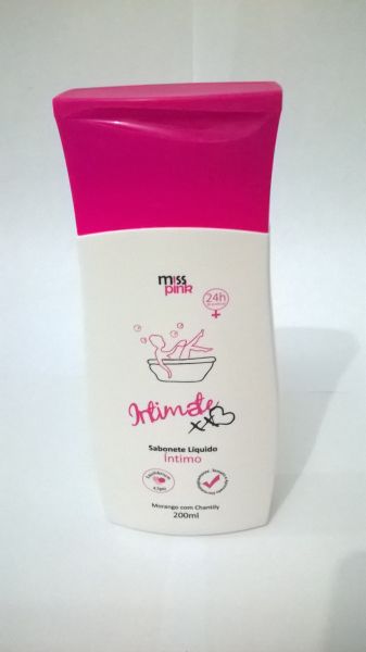 sabonete íntimo morango com chantilly