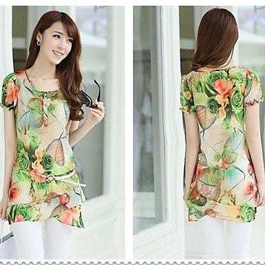 Moda Luxo: Blusa Chifon, de Ótima Qualidade. Frete Grátis.