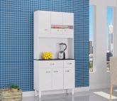 Kit Cozinha Manu 6P2G Branco Poquema