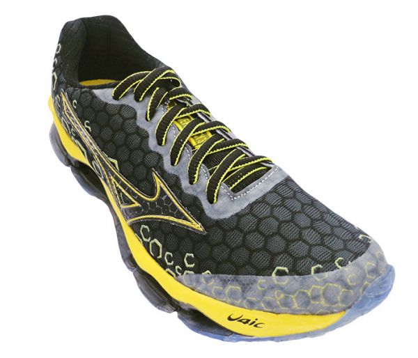 Tênis Mizuno Wave Prophecy III Grafite e Amarelo