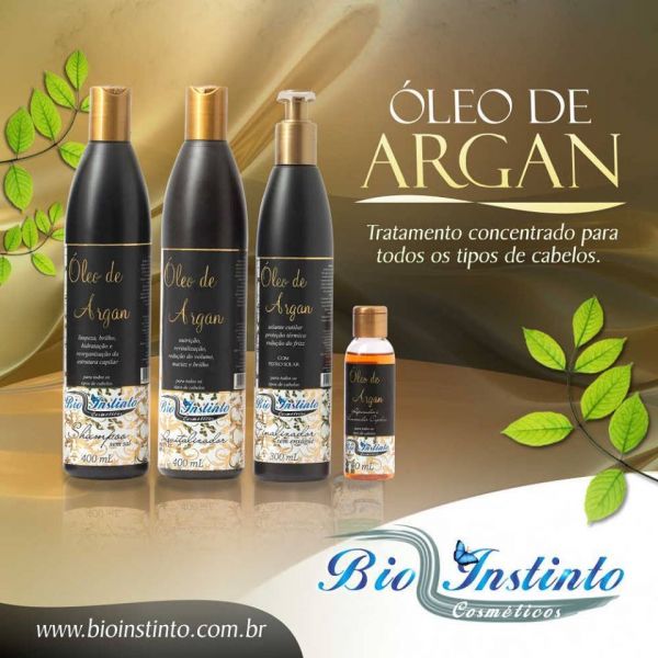 Kit Óleo De Argan Bio Instinto Com 4 Unidades