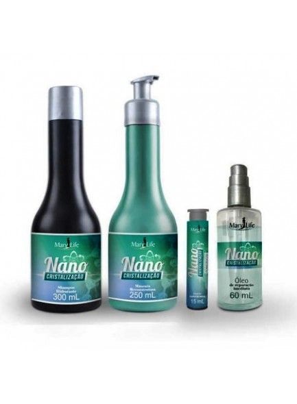 kit de tratamento capilar nano cristalizacao mary life