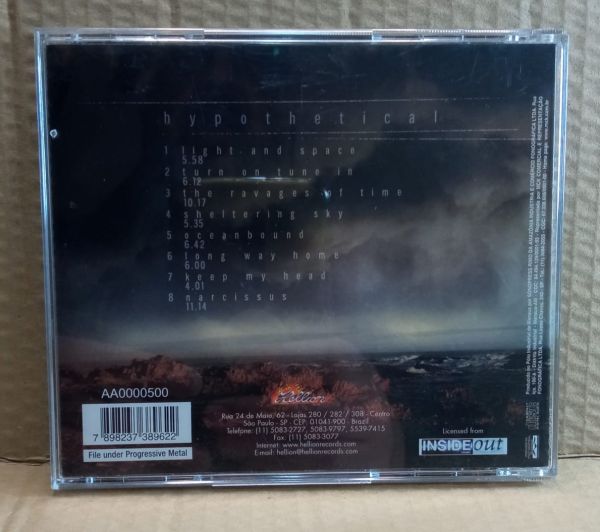 THRESHOLD - Hypothetical (2000 Album) (cd nacional - acrílico)