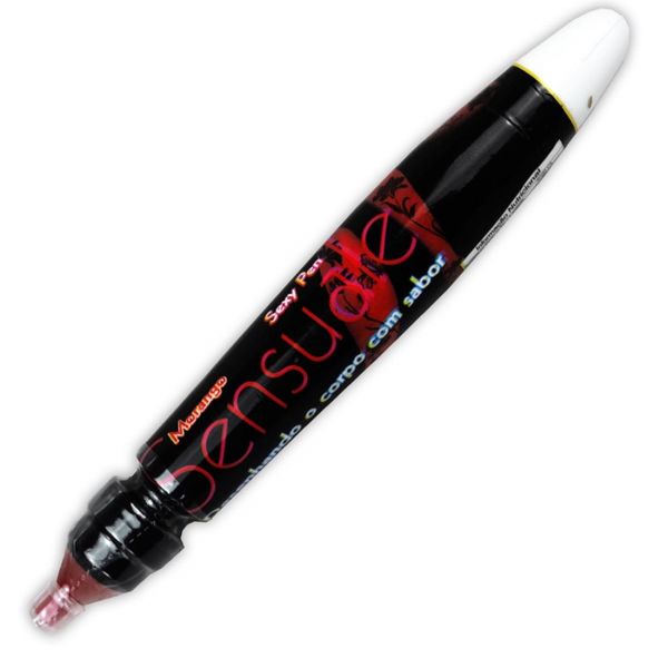 Caneta comestivel morango - cód. 03278