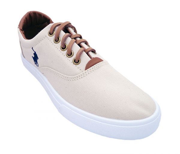 Tênis Polo Ralph Lauren Vaugh Creme - Ref 064