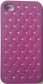 CASE LUXO COM STRASS ROXA PARA IPHONE 4 E 4S