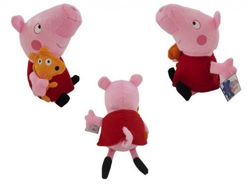Peppa Pig Pelúcia 30cm Porquinha Rosa Desenho Tv Boneco