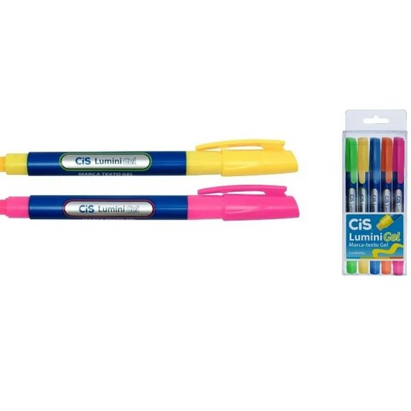 Pincel marca texto em gel lumini