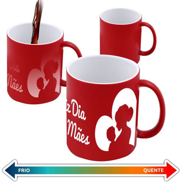 Caneca mágica vermelha