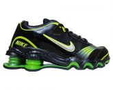 Tênis Infantil Nike Shox Turbo Preto e Verde Limão