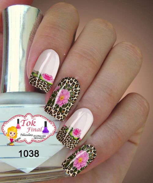 Películas e Adesivos para Unhas Mod. Animal print Cód. 1038