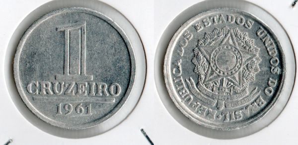 V278-1 - 1 Cruzeiro 1961 - IMPECÁVEL