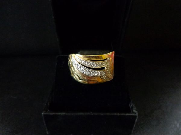 Anel Vazado zircônia AN00183