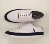 SAPATÊNIS POLO RALPH LAUREN 3 BRANCO C/ AZUL - PRL-0301