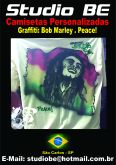 Camiseta com desenho do Bob Marley