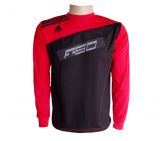 Camisa Adidas Dri Fit Manga Longa Preta e Vermelha