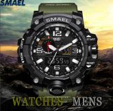V-Moda-Relógio Original Masculino Militar Smael  À Prova D'água