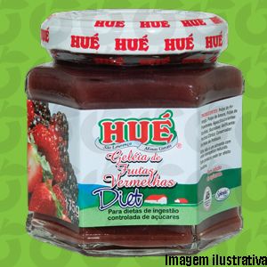 Geleia de Frutas Vermelhas Diet 175 Gramas Hué